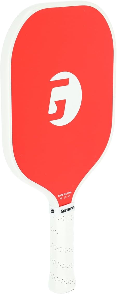 GAMMA Fusion React Pickleball Paddle, Extra-Wide Fiberglass Surface Boosts Hit Potential for Beginners