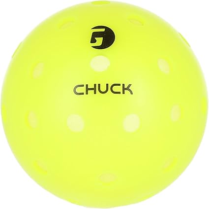 GAMMA Chuck Tournament Pickleballs for Outdoor Play, Symmetrical 38-Hole Design Meets USAPA Standards