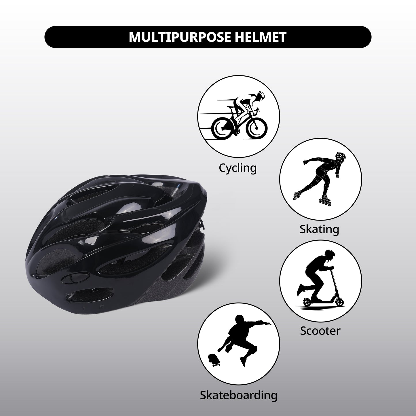 Endless EL1049 Premium Ski Helmet with Adjustable Strap | with Padded Inner Liner for Comfort | for Adults, Women, Men | Size: Free Size | Material: Polycarbonate, EPS