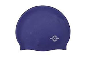 Nivia Pro قبعة سباحة سيليكون (أسود)