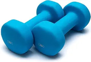 Anythingbasic Neoprene Dumbbells Includes 2 Dumbbells | Material: Iron with Neoprene Coating | Exercise & Fitness Weights for Women & Men at Home/Gym