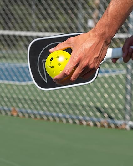 GAMMA Chuck Tournament Pickleballs for Outdoor Play, Symmetrical 38-Hole Design Meets USAPA Standards
