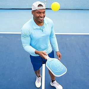 GAMMA Rainmaker Pickleball Paddle – Lightweight, Large Sweet Spot, Microbead Carbon Fiber Face for Spin & Control, Customizable Swing Weight – Available in 6 Colors