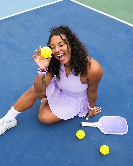 GAMMA Rainmaker Pickleball Paddle – Lightweight, Large Sweet Spot, Microbead Carbon Fiber Face for Spin & Control, Customizable Swing Weight – Available in 6 Colors