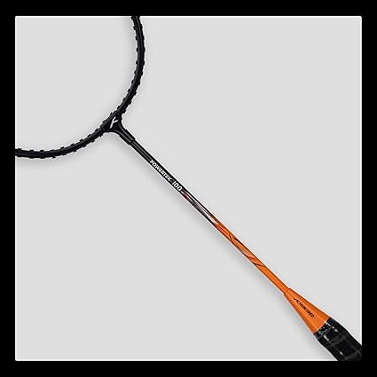 HUNDRED Powertek 100 Badminton Racket (Set of 2) with Full Cover (Size: Standard, Handle Size: G5) | Racket | Material: Aluminum | Max Tension: 16-18 lbs | For Intermediate Players