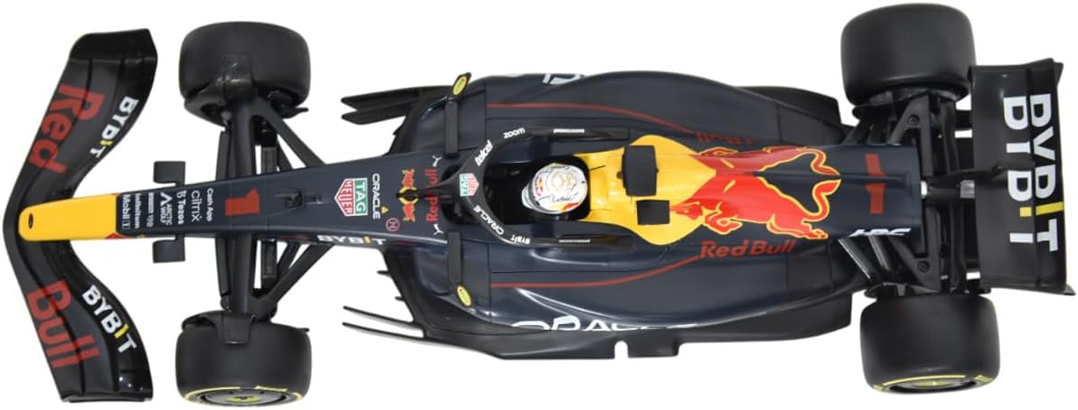 FUNFY سيارة RB18 فورمولا 1 RC بمقياس 1:12 | مجموعة سباقات فورمولا 1 للأطفال والكبار - سيارة تحكم عن بعد بتردد 2.4 جيجا هرتز | ريد بول RB18