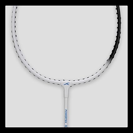 HUNDRED Powertek 100 Badminton Racket (Set of 2) with Full Cover (Size: Standard, Handle Size: G5) | Racket | Material: Aluminum | Max Tension: 16-18 lbs | For Intermediate Players