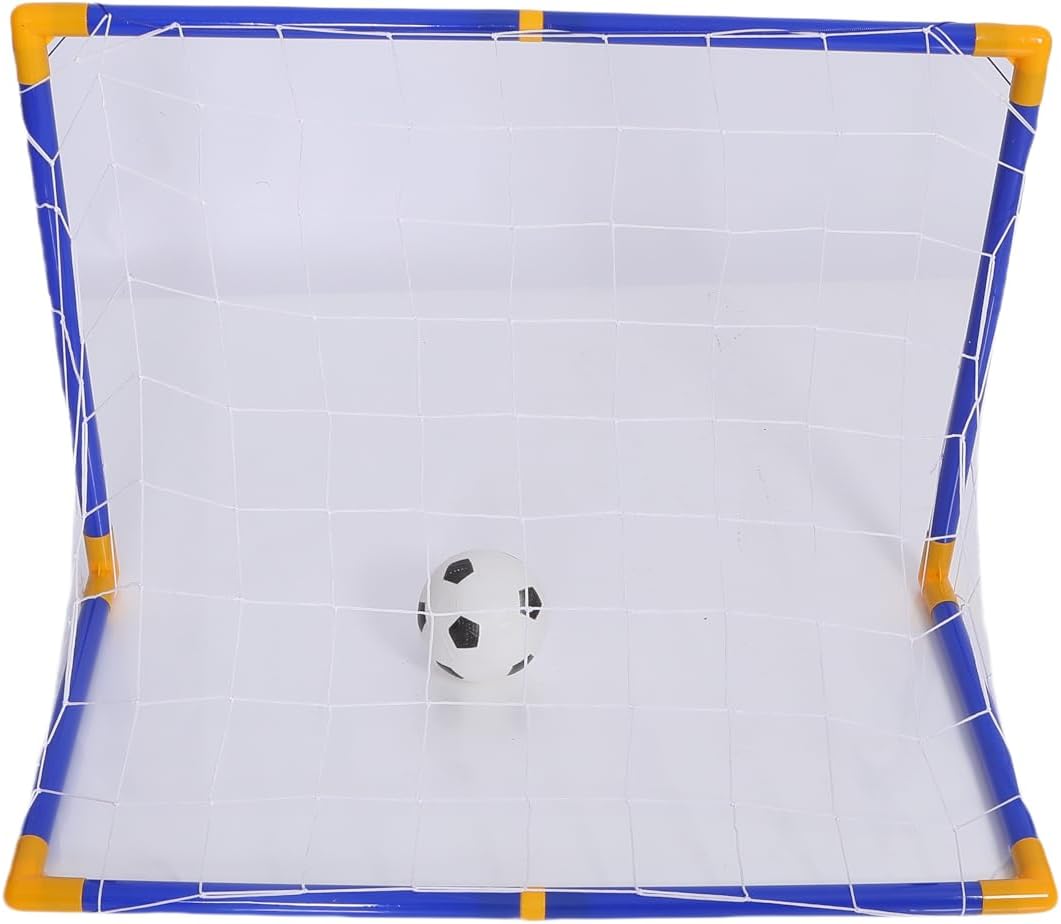 FUNFY FYFBG001 Football/Soccer Pole Set | Console | Includes Pump, Goalposts, and football | Features 2.8cm Diameter Tubes, 3cm Diameter Connectors for a Sturdy Build | For Kids