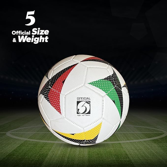 Endless Champion 32 Panel Machine Stitched Soccer Ball Size 5 | Material: TPU | Multi-Color | For Club, League, Academy and Professional Match Level Training
