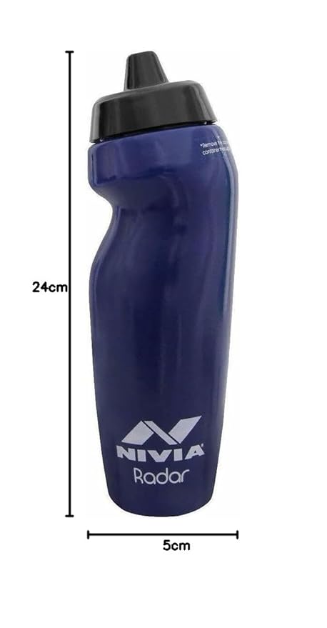 Nivia Radar Sippers Bottle for Men & Women (Navy, Capacity - 625 ml) | Material - Polyvinyl Chloride | For Sports | Cycling | Gym | Running | Training | Gym Water Bottles | Kids Water Bottles
