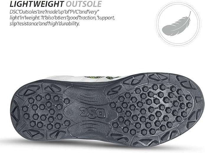 DSC Beamer Cricket Shoes for Men and Boys | Breathable Mesh | Non-Slip Sole | Embossed Design | Durable and Lightweight