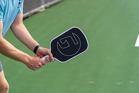 GAMMA Obsidian Carbon Fiber Pickleball Paddle, 10mm, 13mm, and 16mm Core Options, Comfortable Molded Foam Handle, and Customizable Handle Weight System