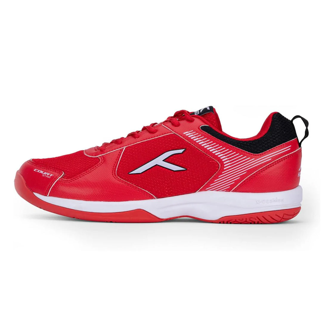 HUNDRED Court Star Badminton Shoes Non Marking | Also Perfect for Squash, Table Tennis, Volleyball, Basketball & Indoor Sports | Lightweight & Durable | X-Cushion Protection