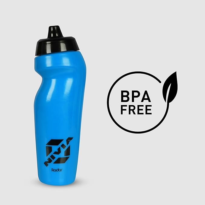 Nivia Radar Sippers Bottle for Men & Women (Navy, Capacity - 625 ml) | Material - Polyvinyl Chloride | For Sports | Cycling | Gym | Running | Training | Gym Water Bottles | Kids Water Bottles