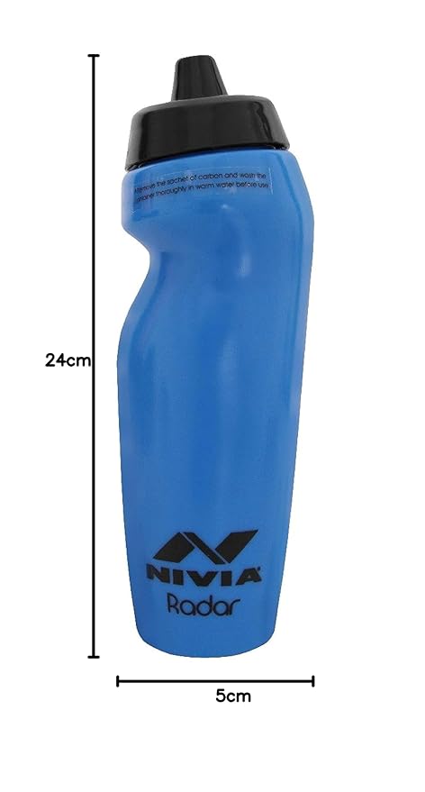 Nivia Radar Sippers Bottle for Men & Women (Navy, Capacity - 625 ml) | Material - Polyvinyl Chloride | For Sports | Cycling | Gym | Running | Training | Gym Water Bottles | Kids Water Bottles