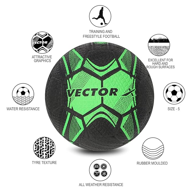 Victor X Street Molded Rubber Soccer Ball Size 5
