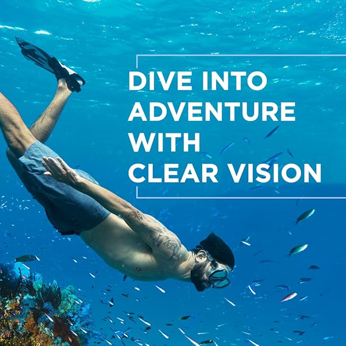 Endless EL1015 قناع غطس مع نظام تنفس جاف | المادة: سيليكون وبلاستيك | مضاد للضباب وحماية من الأشعة فوق البنفسجية | قناع غطس مع معدات مقاومة للماء للبالغين والأطفال