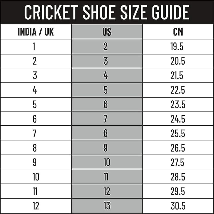 DSC Beamer Cricket Shoes for Men and Boys | Breathable Mesh | Non-Slip Sole | Embossed Design | Durable and Lightweight