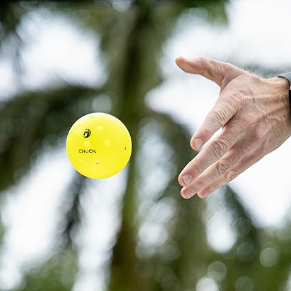 GAMMA Chuck Tournament Pickleballs for Outdoor Play, Symmetrical 38-Hole Design Meets USAPA Standards