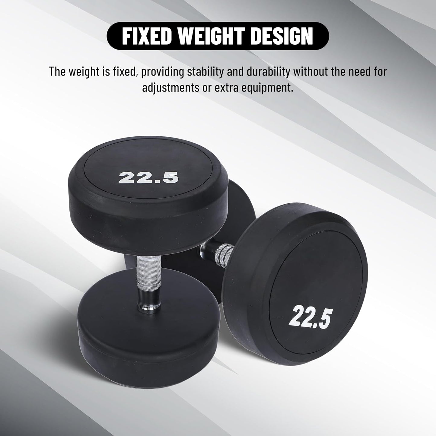 Endless Rubber Bouncy Dumbbells | Material: Iron and Rubber | Perfect for Bodybuilding, Fitness, Weightlifting, Home or Gym Training | for Men and Women