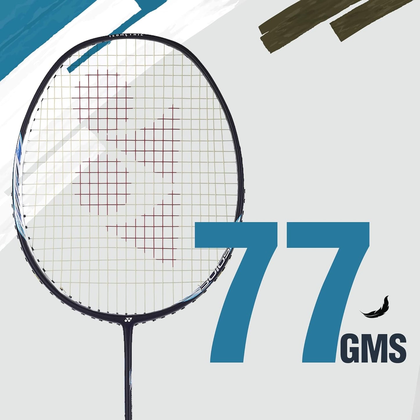 Yonex Astrox Lite 27i مضرب تنس الريشة من الجرافيت مع غطاء مضرب كامل | لاعبون متوسطون | 77 جرام | أقصى شد للوتر - 30 رطلاً
