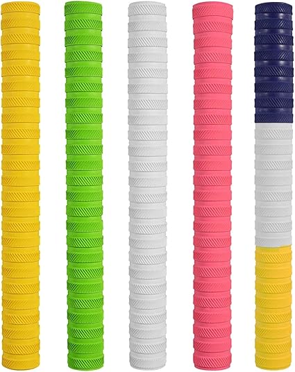 DSC Chevron Ring Cricket Bat Grip - Complete (White)