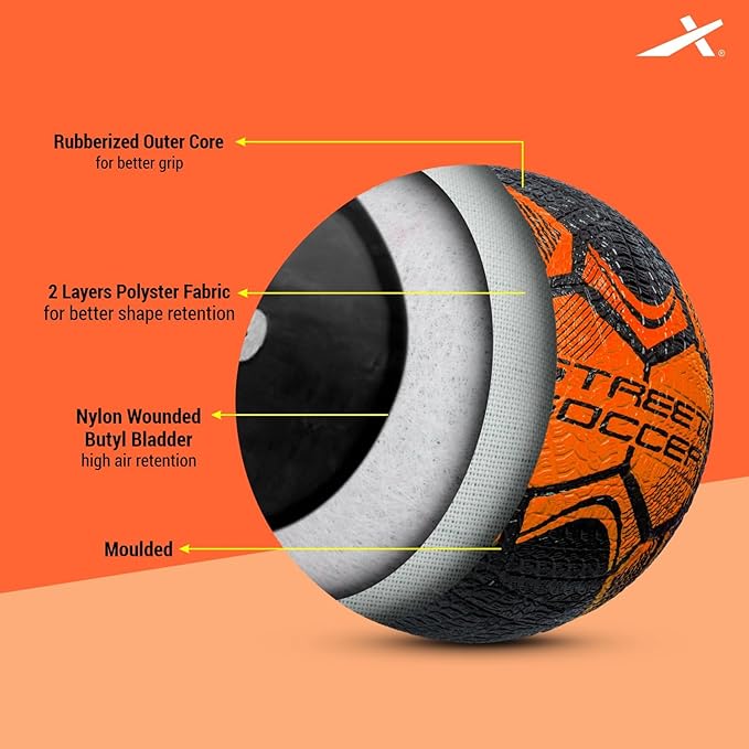 Victor X Street Molded Rubber Soccer Ball Size 5