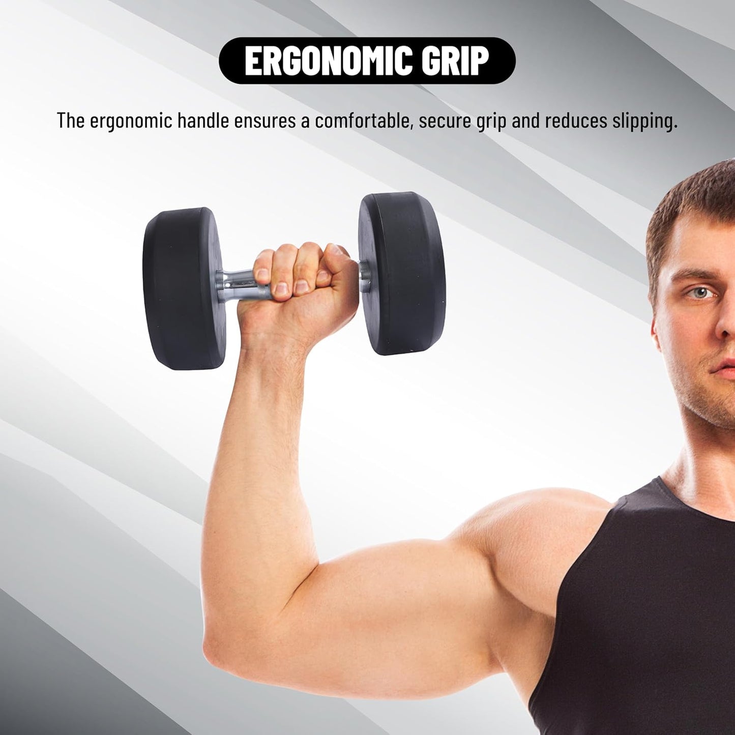 Endless Rubber Bouncy Dumbbells | Material: Iron and Rubber | Perfect for Bodybuilding, Fitness, Weightlifting, Home or Gym Training | for Men and Women
