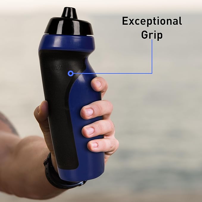 Nivia Radar Sippers Bottle for Men & Women (Navy, Capacity - 625 ml) | Material - Polyvinyl Chloride | For Sports | Cycling | Gym | Running | Training | Gym Water Bottles | Kids Water Bottles