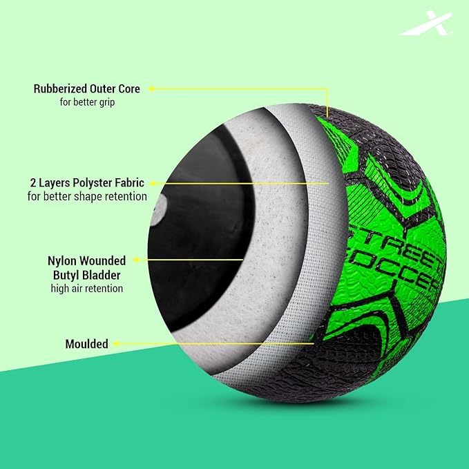 Victor X Street Molded Rubber Soccer Ball Size 5