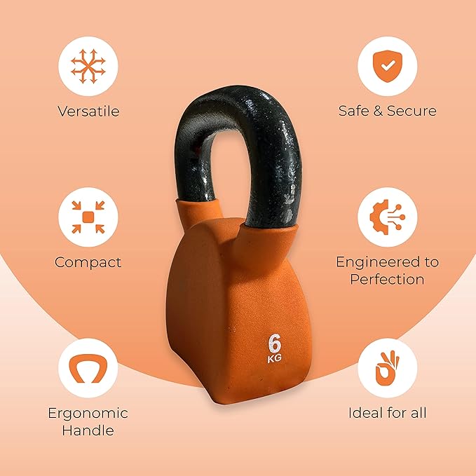 Anythingbasic جرس غلاية الحديد الزهر الممتاز، نصف فينيل لصالة الألعاب الرياضية