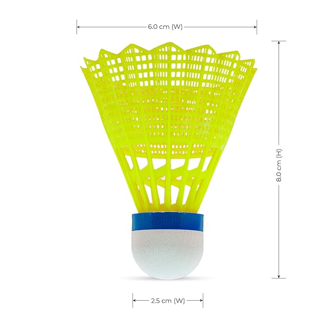 Li-Ning Swift X100 Nylon Shuttlecock (Yellow, Medium Speed)