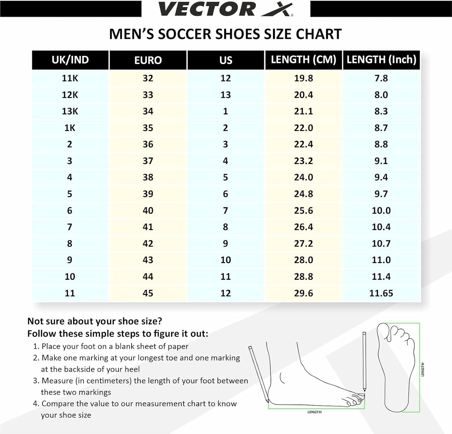 Vector X Men Soccer Shoes Fizer mens