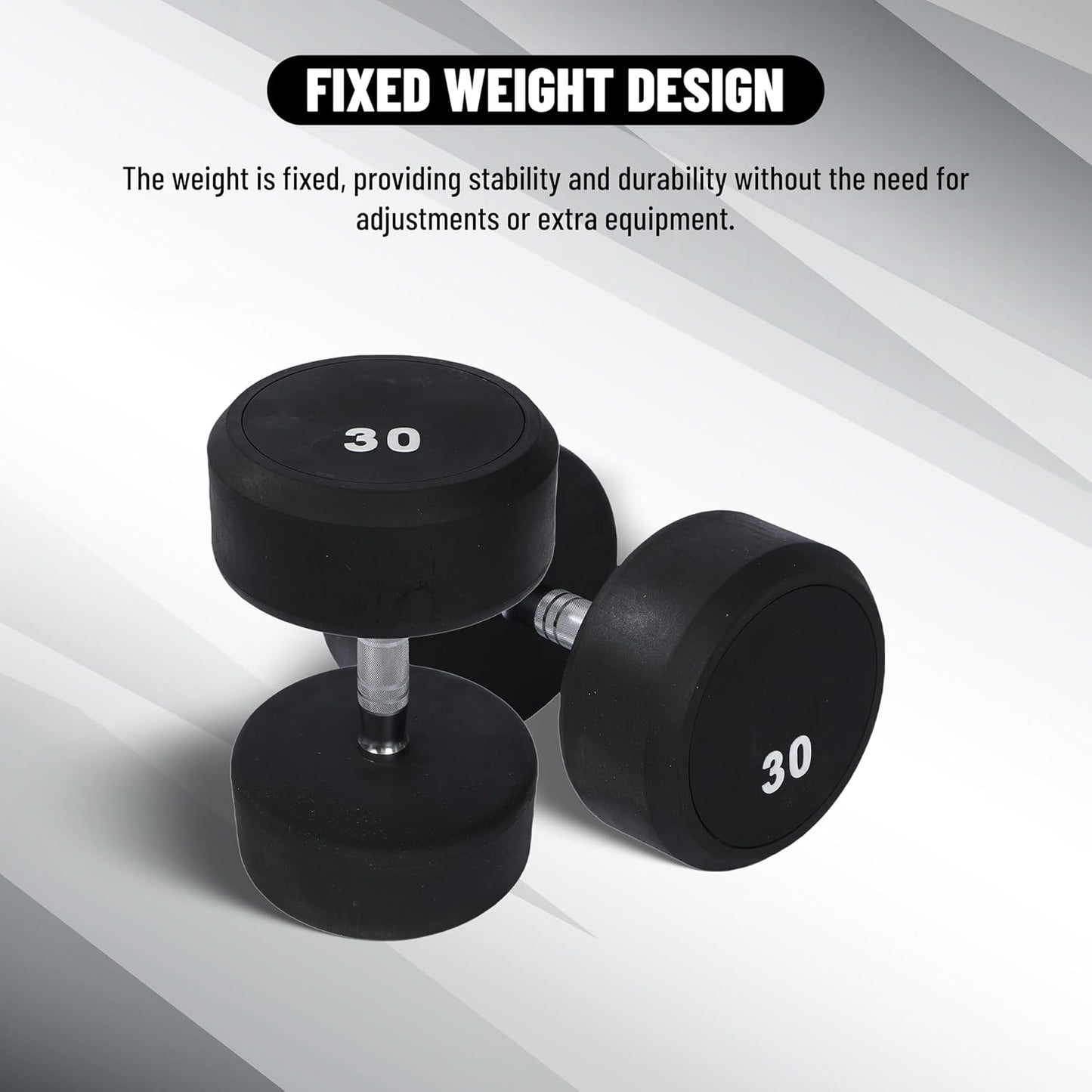 Endless Rubber Bouncy Dumbbells | Material: Iron and Rubber | Perfect for Bodybuilding, Fitness, Weightlifting, Home or Gym Training | for Men and Women