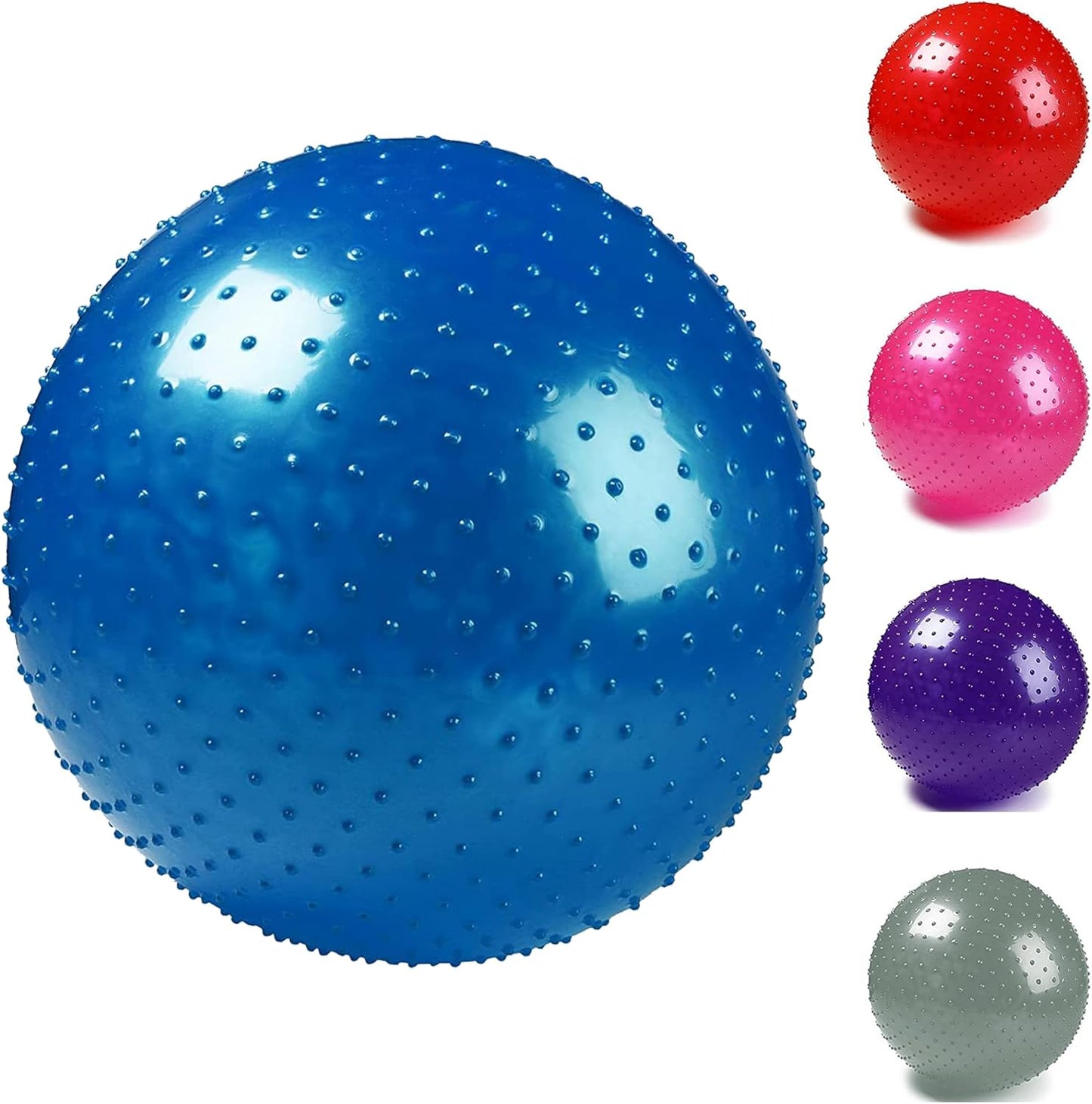 Endless Infinity Thick Yoga Ball | Material: PVC | Exercise Ball, Anti-Burst Yoga Ball | Balance Ball for Fitness | Pilates | Gym and Home | Bathroom for Men and Women