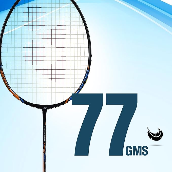 Yonex Astrox Lite 27i مضرب تنس الريشة من الجرافيت مع غطاء مضرب كامل | لاعبون متوسطون | 77 جرام | أقصى شد للوتر - 30 رطلاً