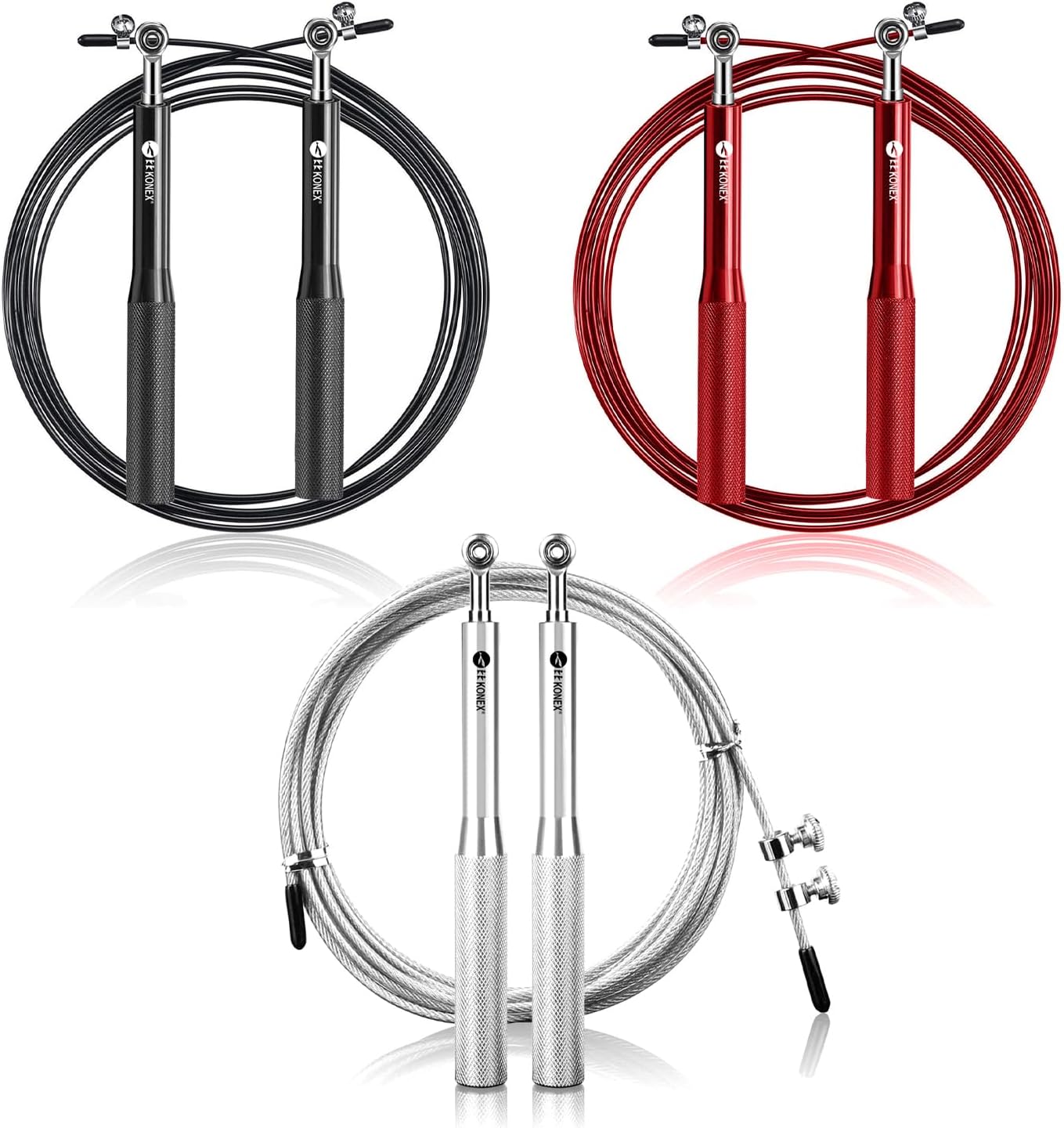 حبل القفز Konex Aluminium للرجال والنساء