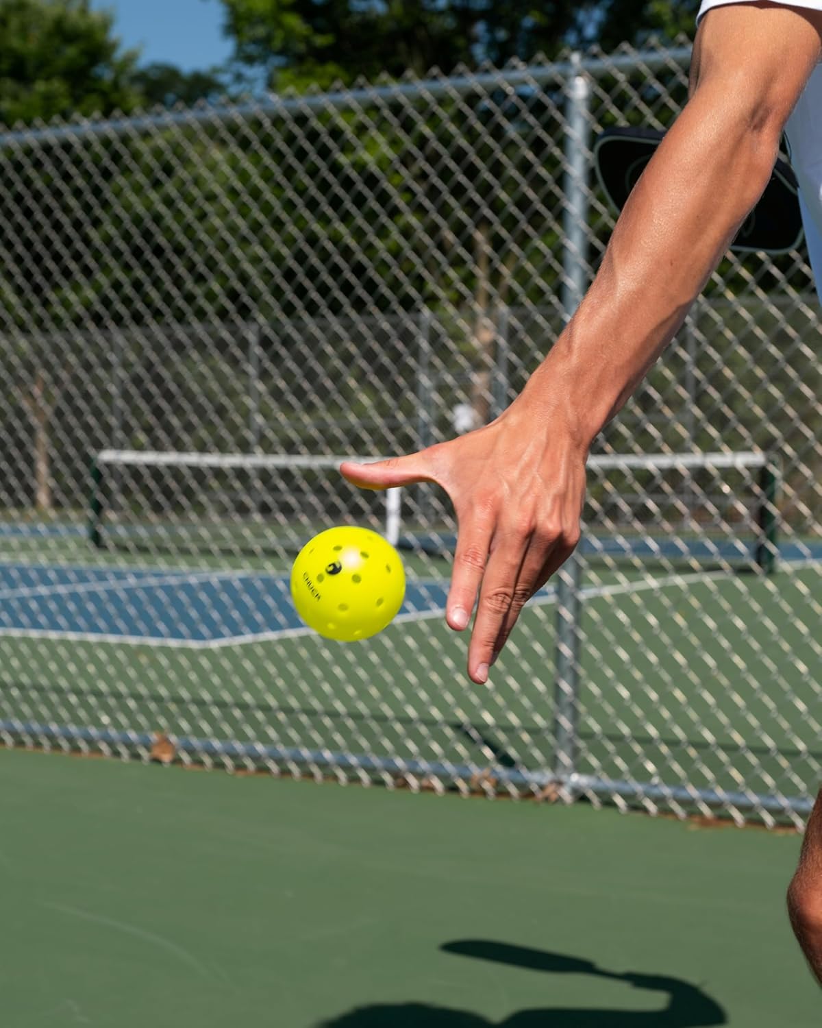 GAMMA Chuck Tournament Pickleballs for Outdoor Play, Symmetrical 38-Hole Design Meets USAPA Standards