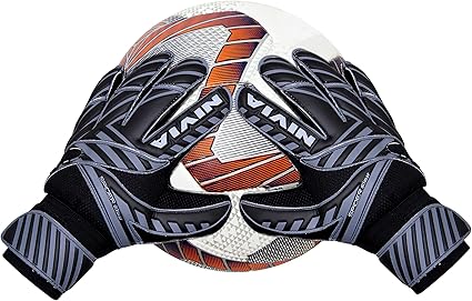 NIVIA Spider قفازات حارس المرمى باللون الأسود