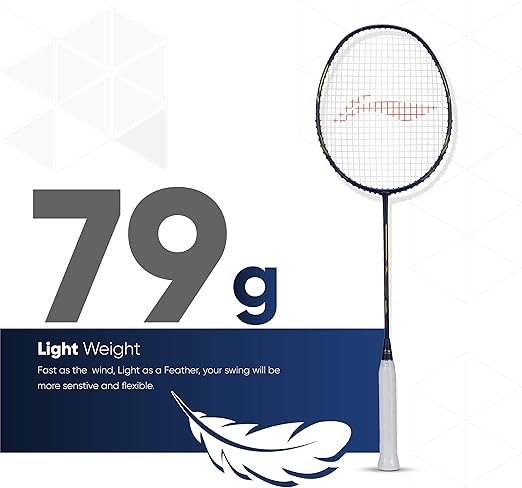 Li-Ning Air Force 79 G3 مضرب تنس الريشة من ألياف الكربون
