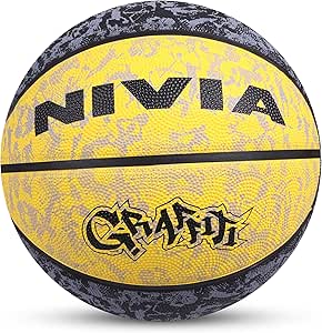 NIVIA Graffiti كرة السلة/المادة: مطاط/مطاط مصبوب/مناسبة لـ: المباريات الداخلية