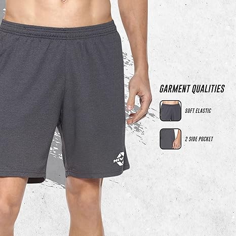 NIVIA Men's Training & Fitness Football Shorts, Polyester