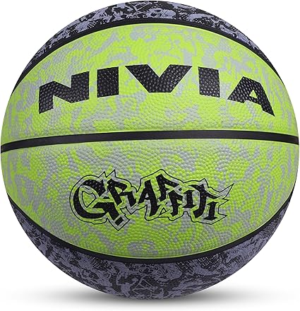 NIVIA Graffiti كرة السلة/المادة: مطاط/مطاط مصبوب/مناسبة لـ: المباريات الداخلية