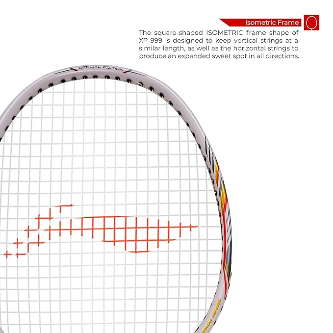 Li-Ning XP 2020 مضرب تنس الريشة إصدار خاص (AYPQ154-5) (أبيض) مع غطاء رأس مجاني (مجموعة من قطعة واحدة)