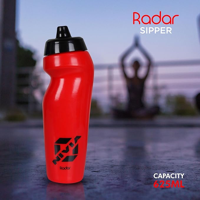 Nivia Radar Sippers Bottle for Men & Women (Navy, Capacity - 625 ml) | Material - Polyvinyl Chloride | For Sports | Cycling | Gym | Running | Training | Gym Water Bottles | Kids Water Bottles