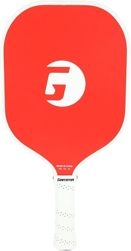 GAMMA Fusion React Pickleball Paddle, Extra-Wide Fiberglass Surface Boosts Hit Potential for Beginners