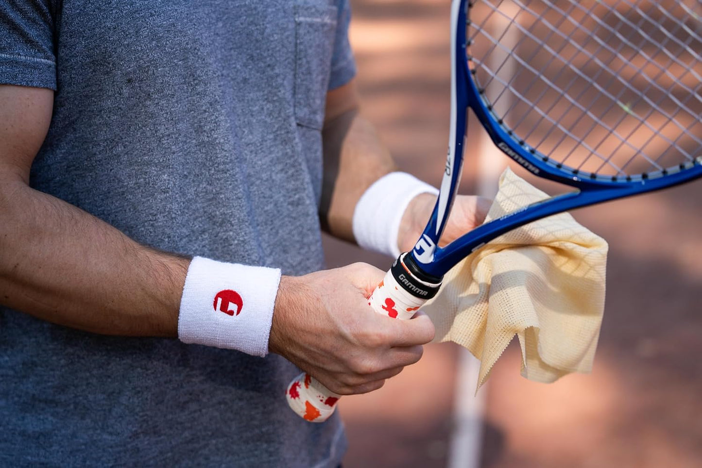 Gamma Tacky Towel Grip Traction Enhancer - Ideal for Tennis, Golf, Baseball, Football, Softball, or Basketball