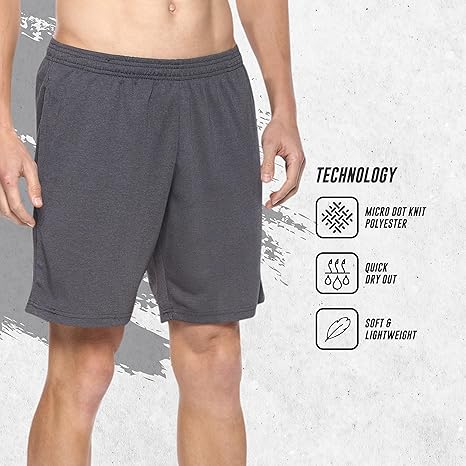 NIVIA Men's Training & Fitness Football Shorts, Polyester
