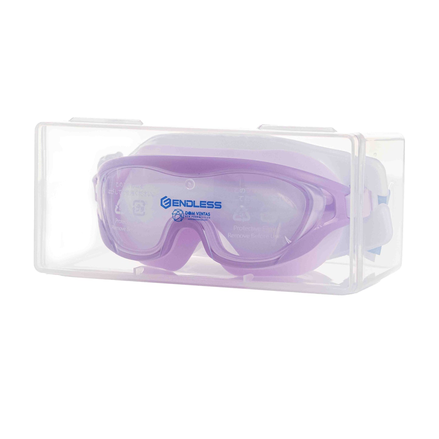 Endless EL1010 Luxury Swimming Goggles Premium Anti-Fog and UV Protection Swimming Goggles | Material: Silicone, Polyurethane | Large Stylish Frame for More Vision | Soft Silicone Gasket to Prevent Leakage | With Hard Case
