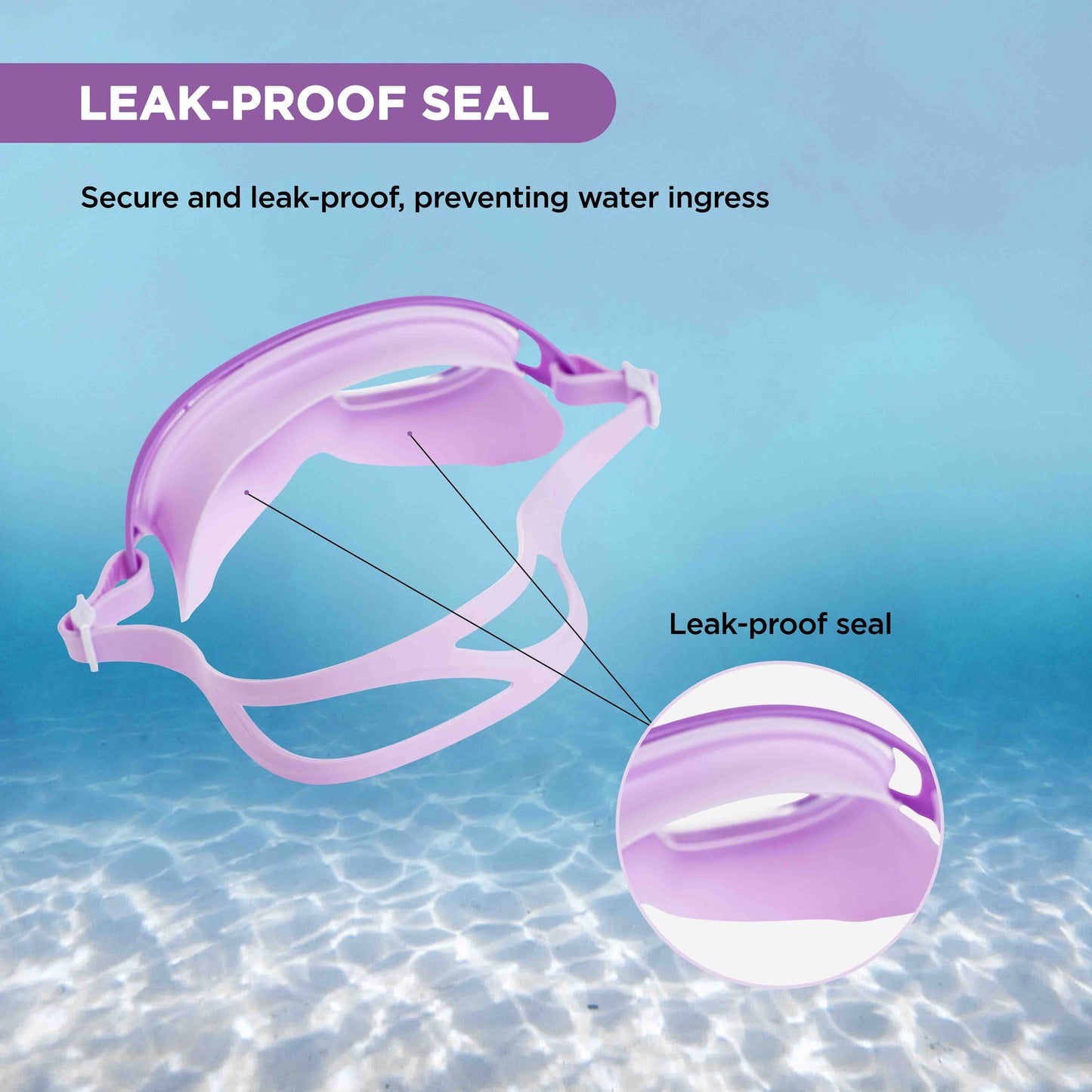 Endless EL1010 Luxury Swimming Goggles Premium Anti-Fog and UV Protection Swimming Goggles | Material: Silicone, Polyurethane | Large Stylish Frame for More Vision | Soft Silicone Gasket to Prevent Leakage | With Hard Case